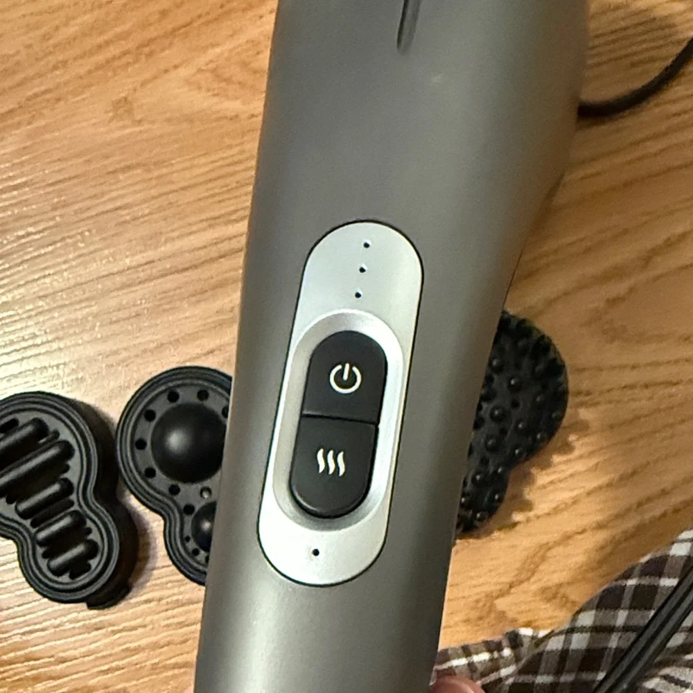 Naipo Black Handheld Massager with Attachments